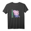 Kinder Peppa Pig George! Text Full Body Smiling Portrait T-Shirt – Bunte, Offiziell Lizenzierte Peppa Pig Kinderbekleidung für Vorschulkinder