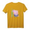 Kinder Peppa Pig George! Text Full Body Smiling Portrait T-Shirt – Bunte, Offiziell Lizenzierte Peppa Pig Kinderbekleidung für Vorschulkinder