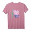 Kinder Peppa Pig George! Text Full Body Smiling Portrait T-Shirt – Bunte, Offiziell Lizenzierte Peppa Pig Kinderbekleidung für Vorschulkinder