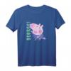 Kinder Peppa Pig George! Text Full Body Smiling Portrait T-Shirt – Bunte, Offiziell Lizenzierte Peppa Pig Kinderbekleidung für Vorschulkinder
