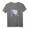 Kinder Peppa Pig George! Text Full Body Smiling Portrait T-Shirt – Bunte, Offiziell Lizenzierte Peppa Pig Kinderbekleidung für Vorschulkinder