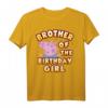 Peppa Pig Brother Of The Alles Gute zum Geburtstag Girl T-Shirt - Official Licensed Peppa Pig Apparel für Mädchen