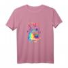 Peppa Pig Tie Dye Portrait Langarmshirt - Offiziell Lizenzierte Kinderkleidung für Peppa Pig Fans