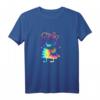 Peppa Pig Tie Dye Portrait Langarmshirt - Offiziell Lizenzierte Kinderkleidung für Peppa Pig Fans