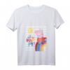 Peppa Pig Happy T-Shirt mit V-Ausschnitt - Leichtes, klassisch geschnittenes Kinder T-Shirt mit doppelten Nähten