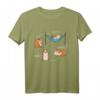 Meerschweinchen Meerschwein Meersau Eat Sleep Wheek Repeat T-Shirt – Lustiges Tiermotiv für Meerschweinchenliebhaber und Tierfreunde