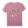 Meerschweinchen Meerschwein Meersau Eat Sleep Wheek Repeat T-Shirt – Lustiges Tiermotiv für Meerschweinchenliebhaber und Tierfreunde