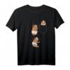 Kinder Meerschweinchen in Brusttasche Kleidung Geschenk - Lustiges Meerschweinchen T-Shirt für Kinder, Damen und Herren als Tierliebhaber-Geschenk