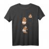 Kinder Meerschweinchen in Brusttasche Kleidung Geschenk - Lustiges Meerschweinchen T-Shirt für Kinder, Damen und Herren als Tierliebhaber-Geschenk