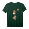 Kinder Meerschweinchen in Brusttasche Kleidung Geschenk - Lustiges Meerschweinchen T-Shirt für Kinder, Damen und Herren als Tierliebhaber-Geschenk