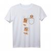 Kinder Meerschweinchen in Brusttasche Kleidung Geschenk - Lustiges Meerschweinchen T-Shirt für Kinder, Damen und Herren als Tierliebhaber-Geschenk