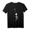 Pass psychischen Gesundheit Matters Semikolon T-Shirt – Bewusstseinsfördernd für Männer, Frauen, Kinder und Teenager