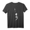 Pass psychischen Gesundheit Matters Semikolon T-Shirt – Bewusstseinsfördernd für Männer, Frauen, Kinder und Teenager