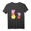 Kinder Peppa Pig Space Hoppers T-Shirt – Klassisch geschnitten, doppelt genähter Saum, ideales Geschenk für Peppa Pig Fans