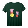Kinder Peppa Pig Space Hoppers T-Shirt – Klassisch geschnitten, doppelt genähter Saum, ideales Geschenk für Peppa Pig Fans