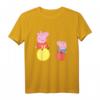 Kinder Peppa Pig Space Hoppers T-Shirt – Klassisch geschnitten, doppelt genähter Saum, ideales Geschenk für Peppa Pig Fans