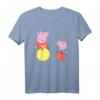 Kinder Peppa Pig Space Hoppers T-Shirt – Klassisch geschnitten, doppelt genähter Saum, ideales Geschenk für Peppa Pig Fans