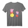 Kinder Peppa Pig Space Hoppers T-Shirt – Klassisch geschnitten, doppelt genähter Saum, ideales Geschenk für Peppa Pig Fans