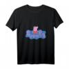 Peppa Pig Peppa Logo T-Shirt mit V-Ausschnitt - Offiziell lizenzierte Kinderkleidung für Fans