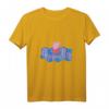 Peppa Pig Peppa Logo T-Shirt mit V-Ausschnitt - Offiziell lizenzierte Kinderkleidung für Fans