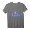 Peppa Pig Peppa Logo T-Shirt mit V-Ausschnitt - Offiziell lizenzierte Kinderkleidung für Fans
