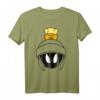 HapPanda Marvin Face T-Shirt – Offizielles WB Cartoon Fan-Shirt für Erwachsene, Kinder & Fans von Marvin the Martian