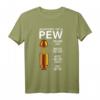 Lustiges Waffenmunition Anatomy of a Pew Gewehr Pistolen T-Shirt – Perfektes Geschenk für Jäger, Polizisten und Waffenliebhaber zu Geburtstag, Weihnachten oder Waffenschein