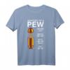 Lustiges Waffenmunition Anatomy of a Pew Gewehr Pistolen T-Shirt – Perfektes Geschenk für Jäger, Polizisten und Waffenliebhaber zu Geburtstag, Weihnachten oder Waffenschein
