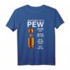 Lustiges Waffenmunition Anatomy of a Pew Gewehr Pistolen T-Shirt – Perfektes Geschenk für Jäger, Polizisten und Waffenliebhaber zu Geburtstag, Weihnachten oder Waffenschein