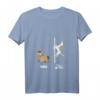 Damen Pole Dance Like A Unicorn Geschenk T-Shirt mit V-Ausschnitt – Lustiges, Sexy Einhorn T-Shirt für Pole Dance und Pferdeliebhaber