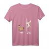 Damen Pole Dance Like A Unicorn Geschenk T-Shirt mit V-Ausschnitt – Lustiges, Sexy Einhorn T-Shirt für Pole Dance und Pferdeliebhaber