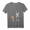 Damen Pole Dance Like A Unicorn Geschenk T-Shirt mit V-Ausschnitt – Lustiges, Sexy Einhorn T-Shirt für Pole Dance und Pferdeliebhaber
