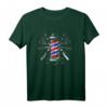 Barbiere Pole Schere Haarschneider Kamm T-Shirt – Stylisches Barber Tee für Friseure und Barber Shops
