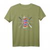 Barbiere Pole Schere Haarschneider Kamm T-Shirt – Stylisches Barber Tee für Friseure und Barber Shops