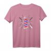 Barbiere Pole Schere Haarschneider Kamm T-Shirt – Stylisches Barber Tee für Friseure und Barber Shops