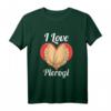 I love Pierogi Polen T-Shirt - Lustiges Design für Pierogi Fans & Liebhaber der polnischen Küche
