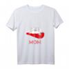 Damen Polska Mom Lip Polen Flagge T-Shirt - Stolz auf polnische Wurzeln, Adler & Kultur für Fußballfans, Muttertag & Polen-Reisen