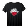 Super Polish Heritage Stolze Polen Wurzeln Flagge T-Shirt – Stolzes polnisches Kunstwerk für Einwanderer, Touristen & Polenliebhaber