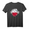 Super Polish Heritage Stolze Polen Wurzeln Flagge T-Shirt – Stolzes polnisches Kunstwerk für Einwanderer, Touristen & Polenliebhaber