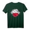 Super Polish Heritage Stolze Polen Wurzeln Flagge T-Shirt – Stolzes polnisches Kunstwerk für Einwanderer, Touristen & Polenliebhaber