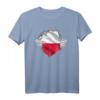 Super Polish Heritage Stolze Polen Wurzeln Flagge T-Shirt – Stolzes polnisches Kunstwerk für Einwanderer, Touristen & Polenliebhaber