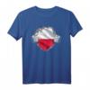 Super Polish Heritage Stolze Polen Wurzeln Flagge T-Shirt – Stolzes polnisches Kunstwerk für Einwanderer, Touristen & Polenliebhaber