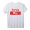 Lustiges Kurwa Mac Polen T-Shirt mit Flagge – Humorvolles Geschenk für Polenfans, Geburtstags- & Weihnachtsgeschenk für Stolze Polen