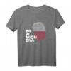 Polen Stolz DNA Fingerabdruck T-Shirt - Originelles Geschenk für Polenliebhaber, Geburtstag & Weihnachten