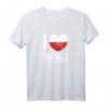 I love polska Polen T-Shirt - Patriotisches T-Shirt mit Spruch für polnische Freunde und Polenliebhaber