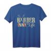 Friseur Barber Pole Vintage Lustig Geschenk T-Shirt - Klassisch geschnitten für Friseure, Barbiere & Barber-Shop Fans
