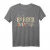 Friseur Barber Pole Vintage Lustig Geschenk T-Shirt - Klassisch geschnitten für Friseure, Barbiere & Barber-Shop Fans