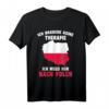 Ich brauche keine Therapie ich muss nur nach Polen T-Shirt – Humorvolles Polen Flagge Design für Fans und Urlauber