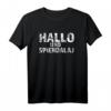Polska T-Shirt Hallo und Spierdalaj - Lustiges Spruch-Shirt für Polen in Deutschland, Geburtstag Geschenk & Humor-Highlight