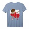 Dabbing Soccer Boy Polen Polska Polen Fußball T-Shirt - Lustiges Sport-T-Shirt für Kinder, Jugendliche, Teams und Trainer